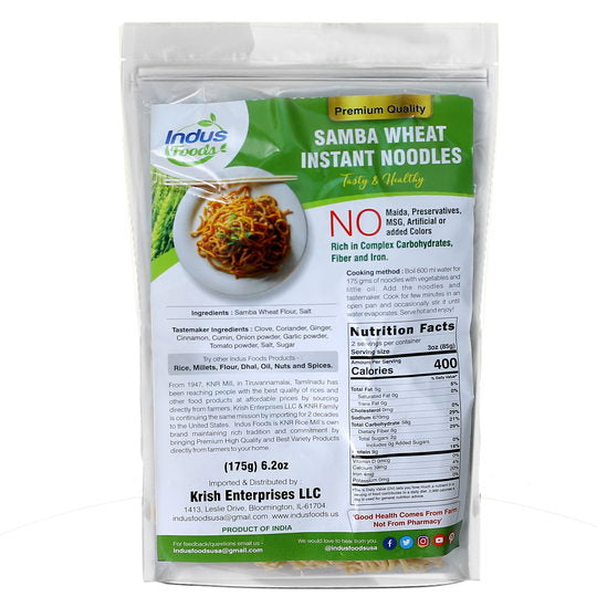 Samba Wheat Instant Noodles 180gms